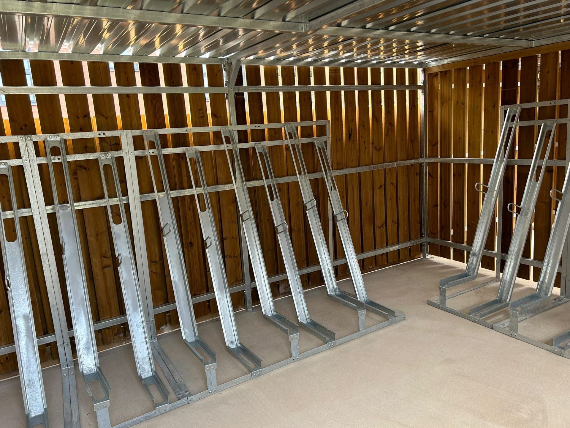 Semi Vertical Cycle Racks | Semi Verts