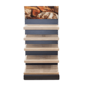 Wooden Bakery Display with Wooden Risers