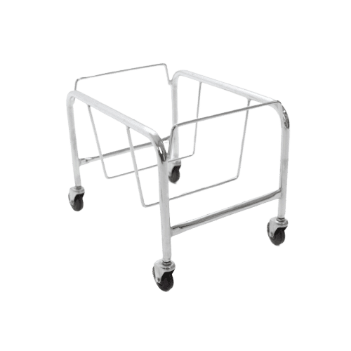 Mobile basket stacker