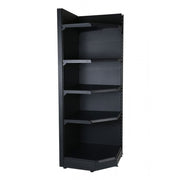 Corner shelving bay black