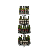 Totem wine rack tower