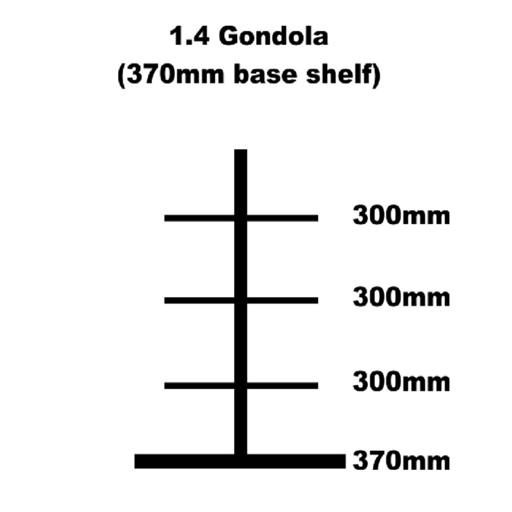 Gondola 370mm base