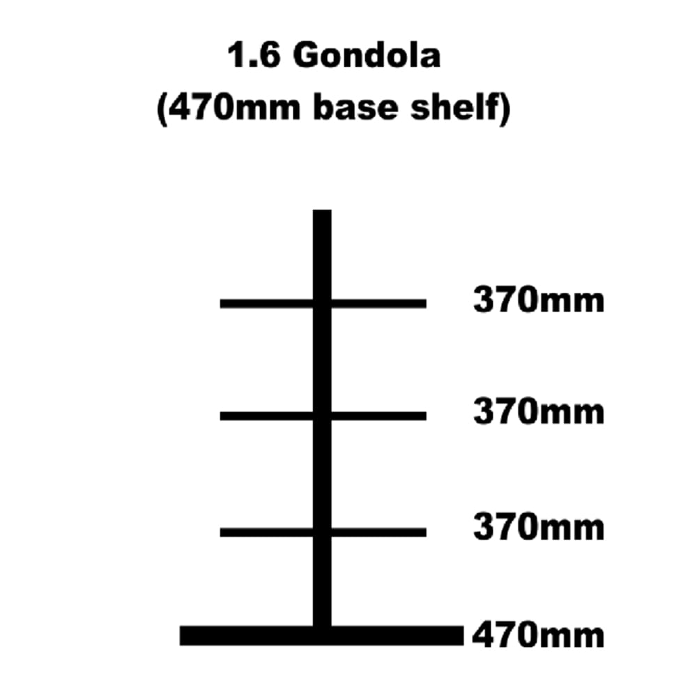 Gondola 470mm base