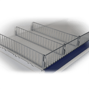 Shelf chrome dividers