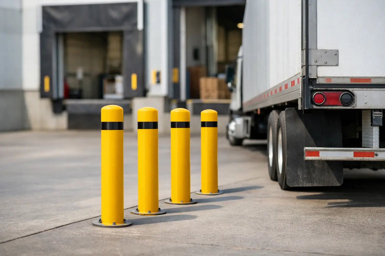 Loading Bay Bollards for Safer Sites