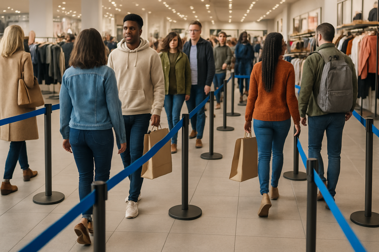 How to Create Safe Customer Flow in High-Traffic Retail Areas - Store Fittings Direct