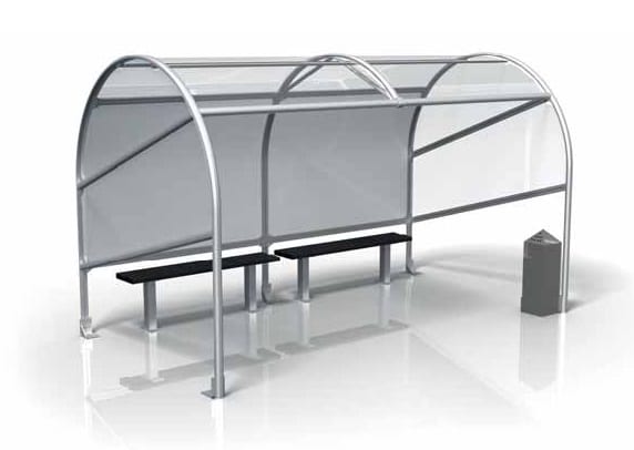 New smoking shelter installed by our design team - Store Fittings Direct