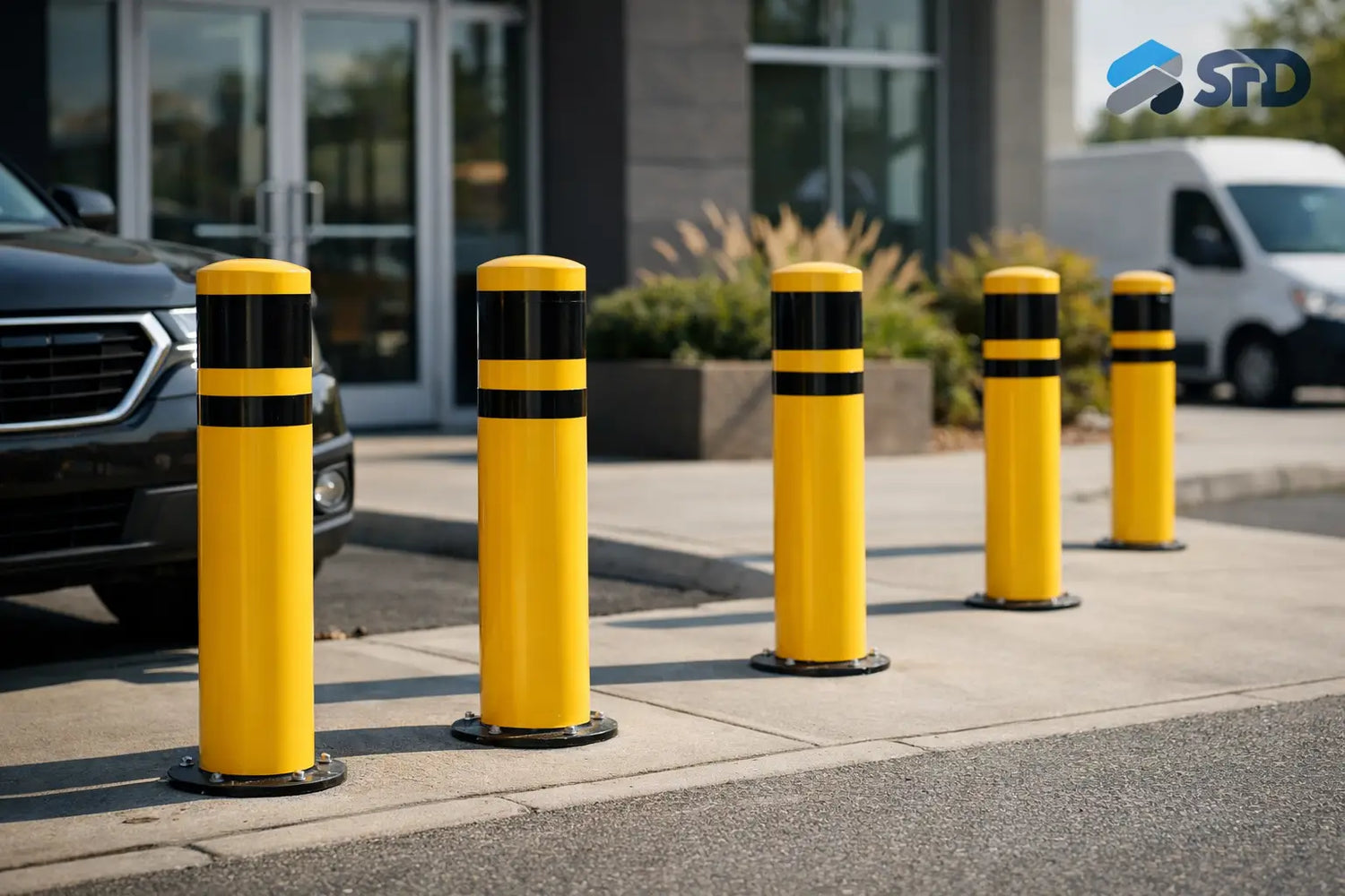 Anti Ram Bollards for Safer Commercial Sites