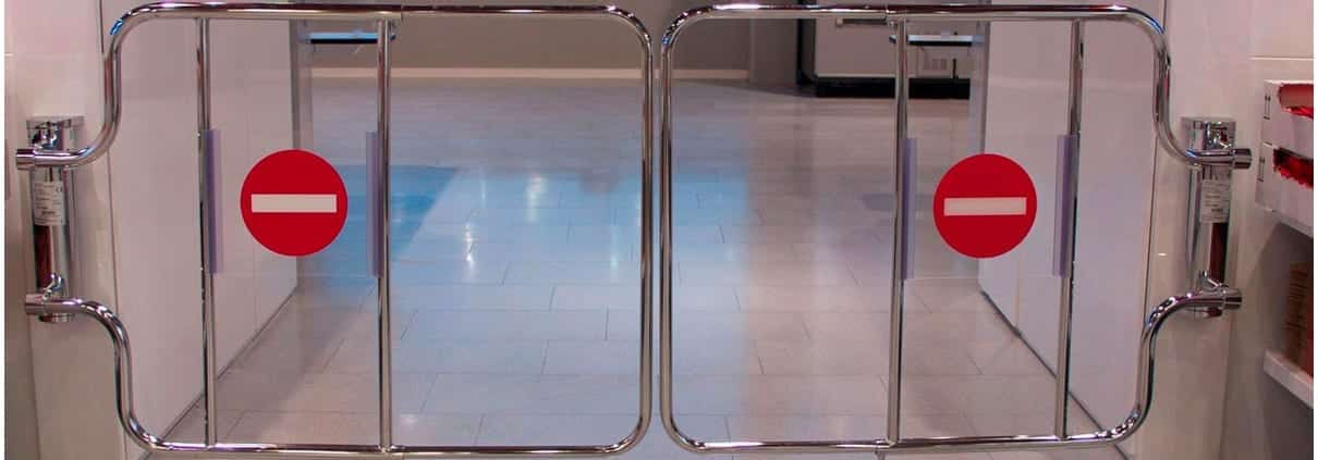 Mechanical Entrance Gates - Store Fittings Direct