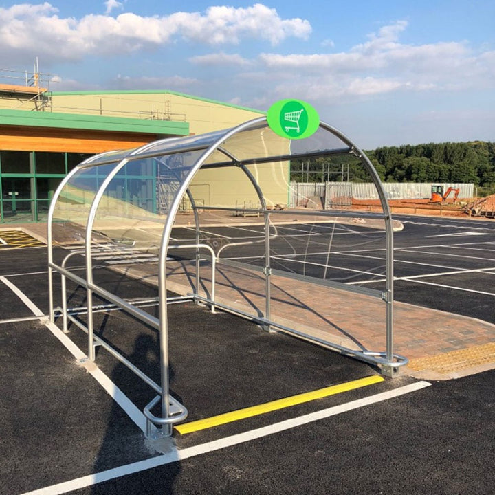 Outside the store: shelters, walkways and furniture
