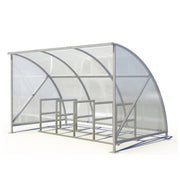 10 Bike Cycle Shelter | Broughton Slimline - Store Fittings Direct