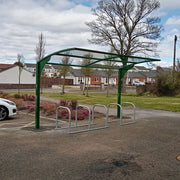 30 Cycle Bike Shelter | The Holwell - Store Fittings Direct
