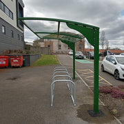 30 Cycle Bike Shelter | The Holwell - Store Fittings Direct