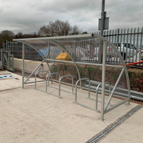 10 Cycle Shelter | Queensway - Store Fittings Direct