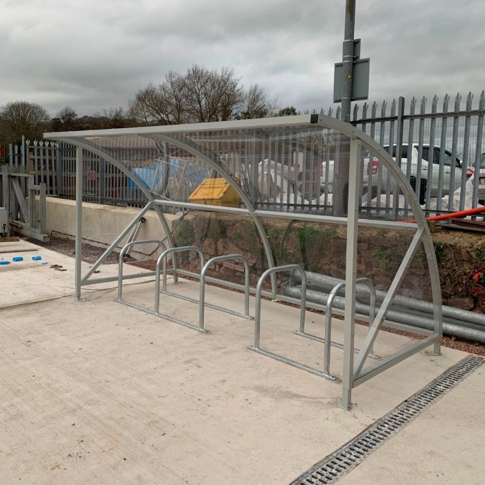 10 Cycle Shelter | Queensway - Store Fittings Direct