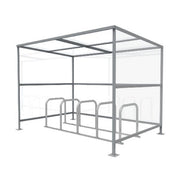 10 Cycle Shelter and Rack | Queensway - Store Fittings Direct