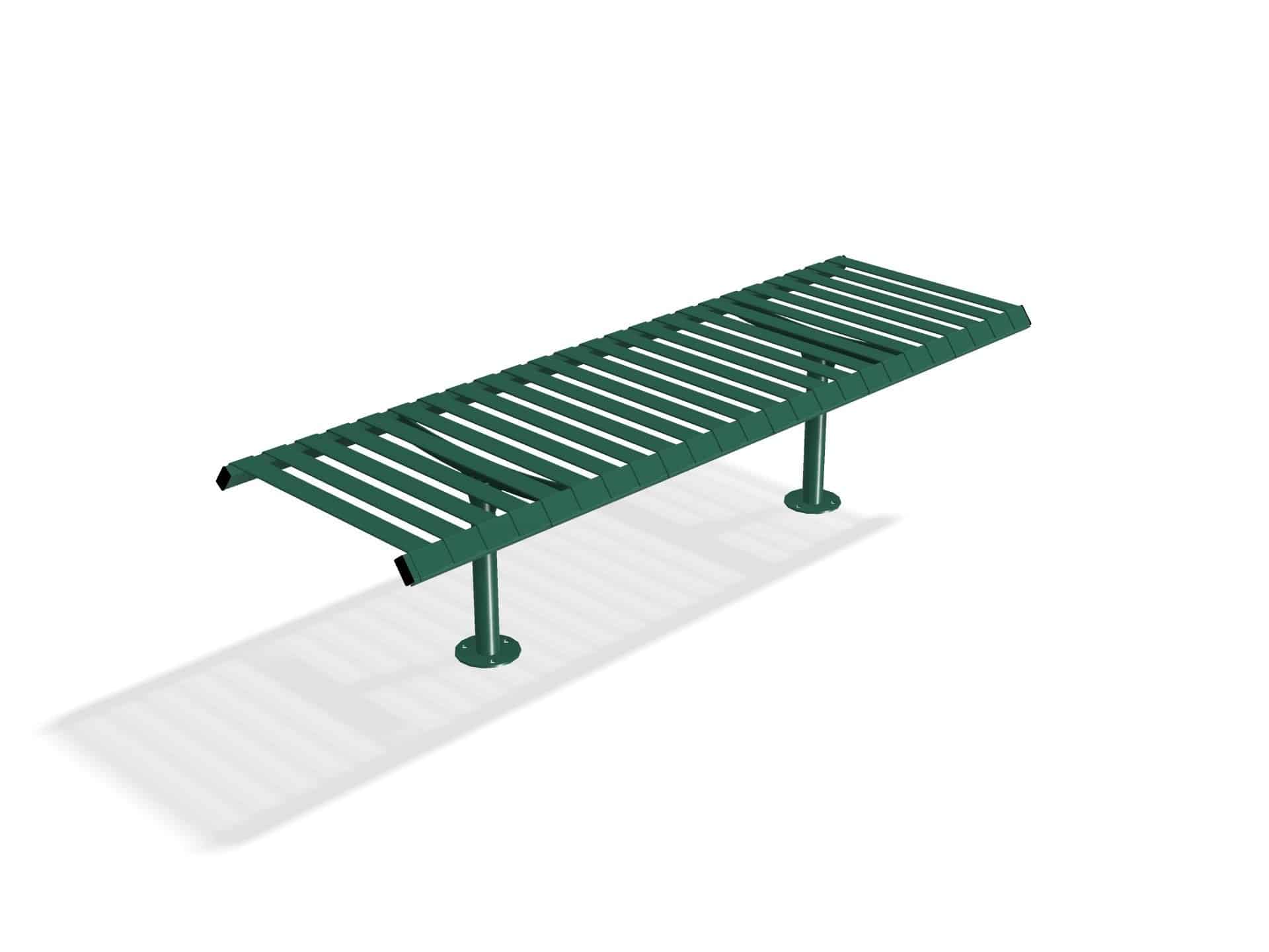 Rockingham Double Steel Bench | Street Furniture