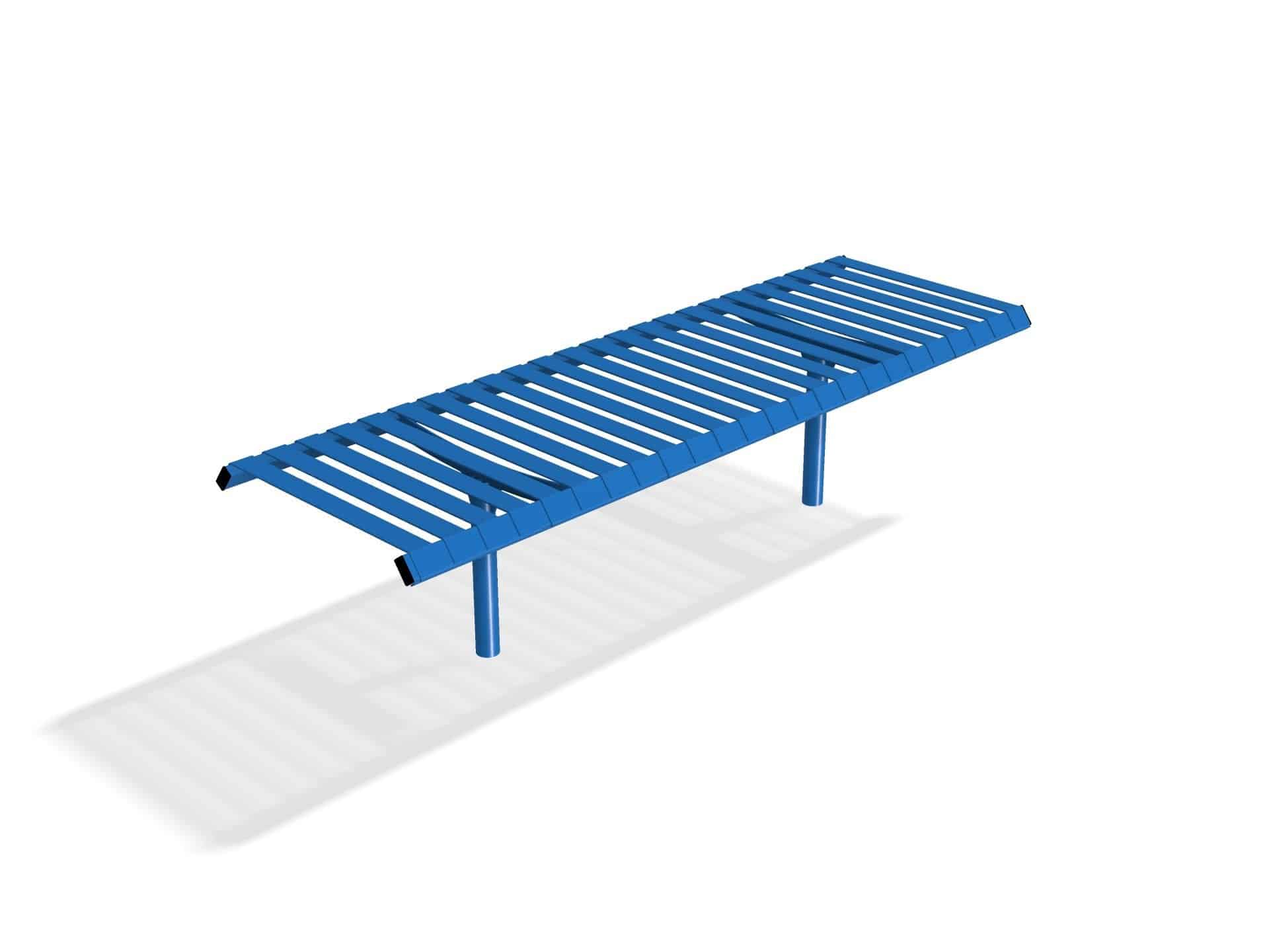 Rockingham Double Steel Bench | Street Furniture