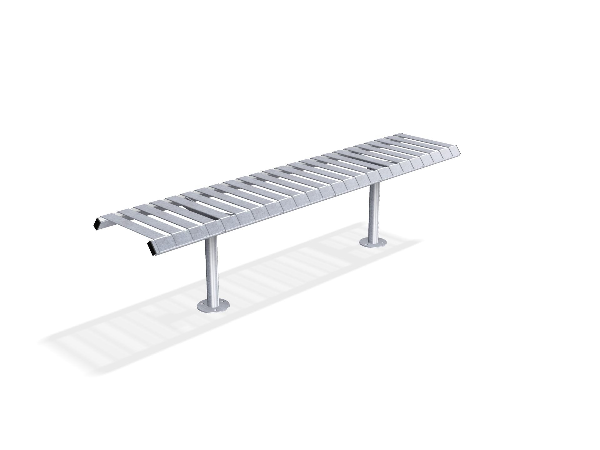 Rockingham Outdoor Steel Bench | Street Furniture