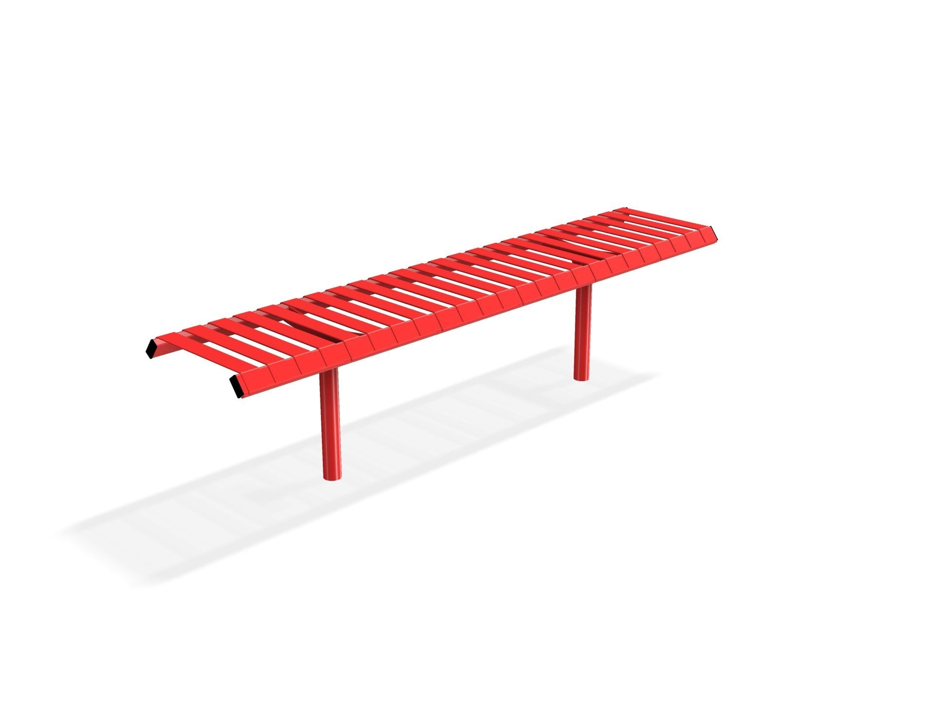 Rockingham Outdoor Steel Bench | Street Furniture