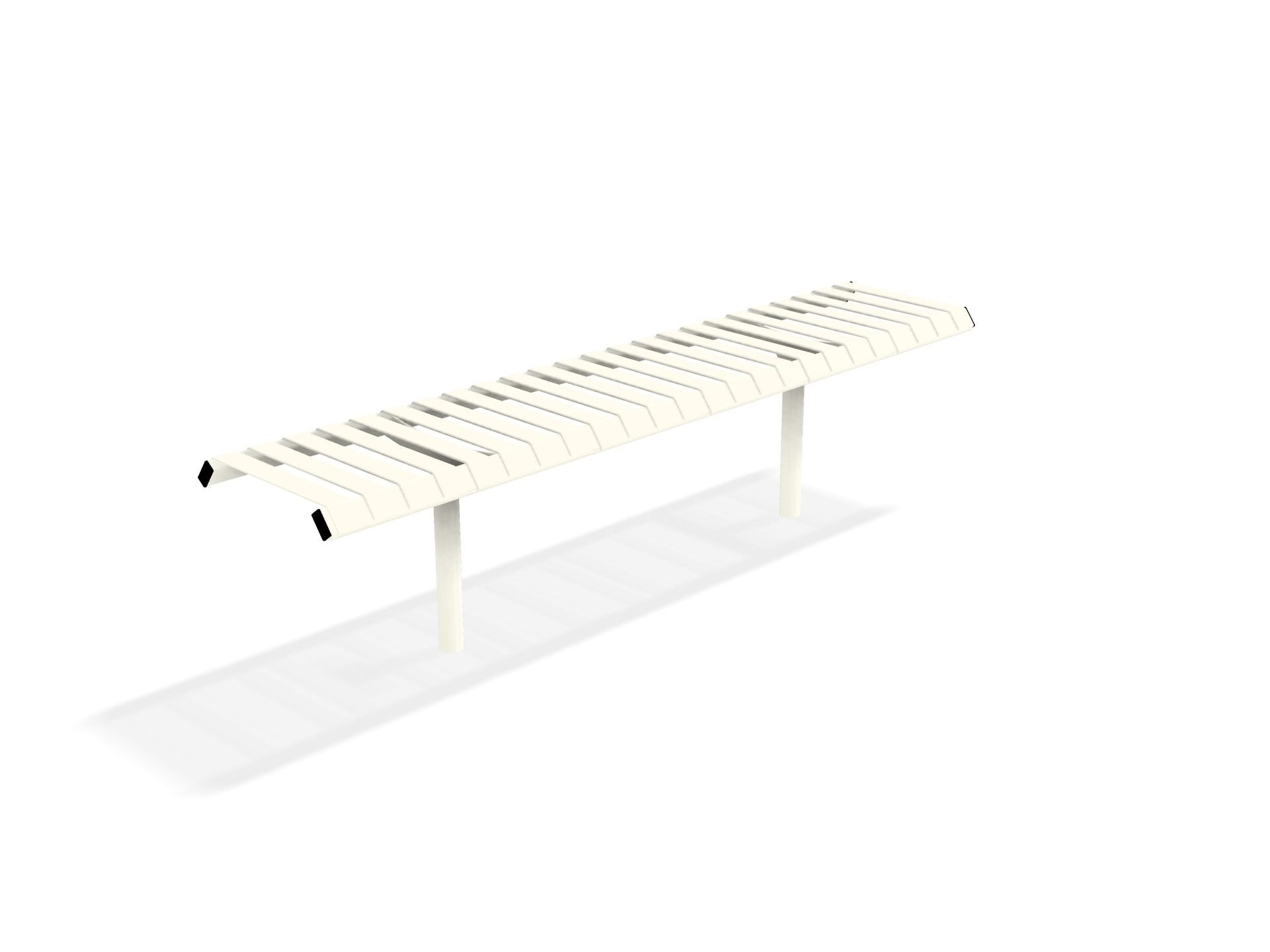 Rockingham Outdoor Steel Bench | Street Furniture