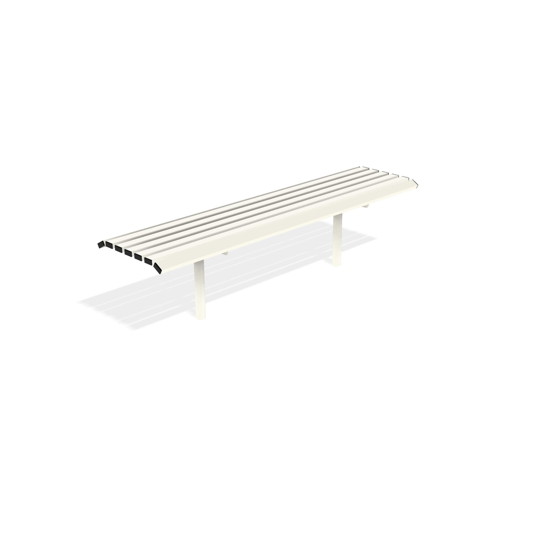 Drayton Outdoor Steel Bench | Street Furniture