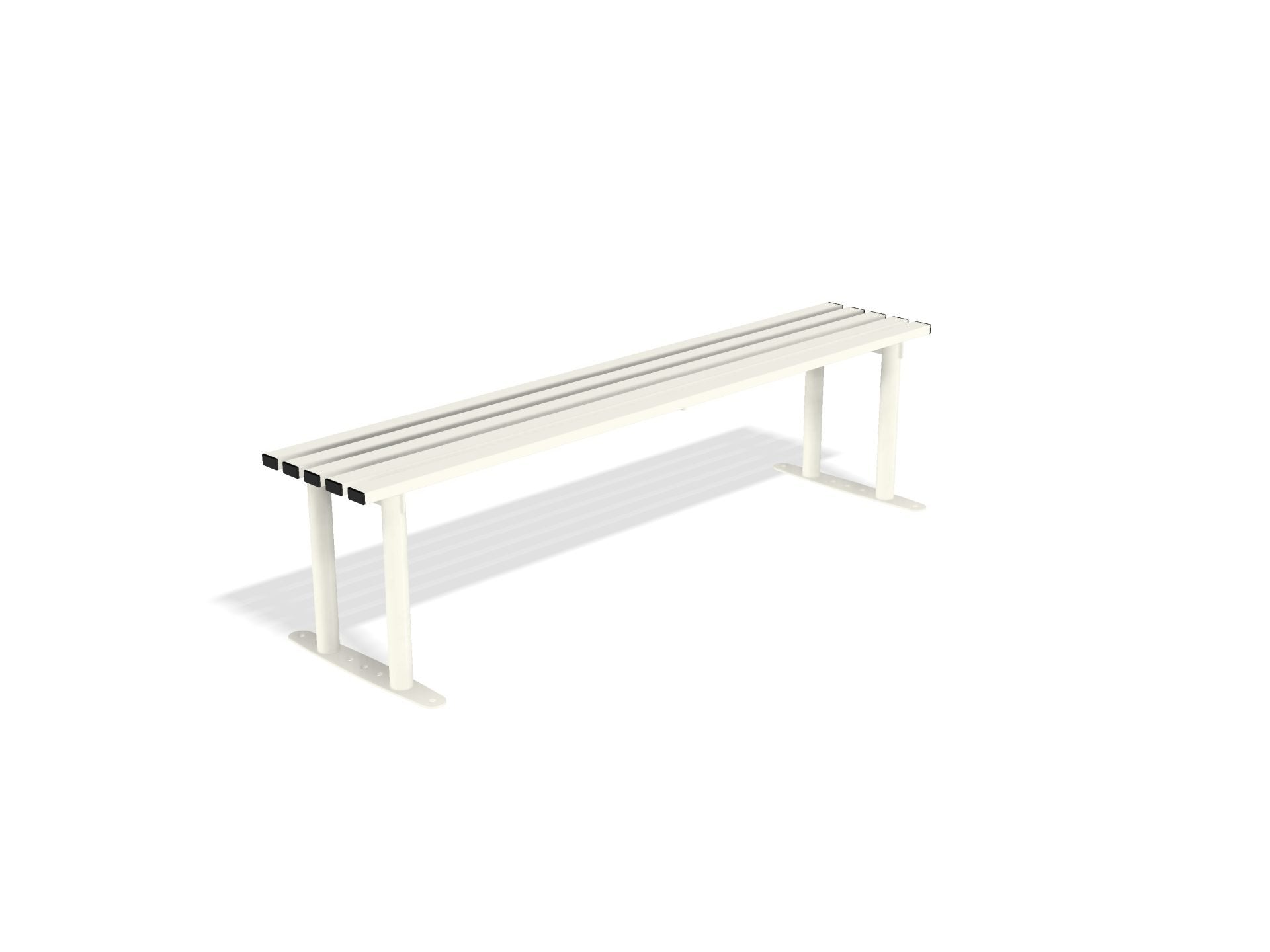 Outdoor Mild Steel Bench | Haddon Street Furniture