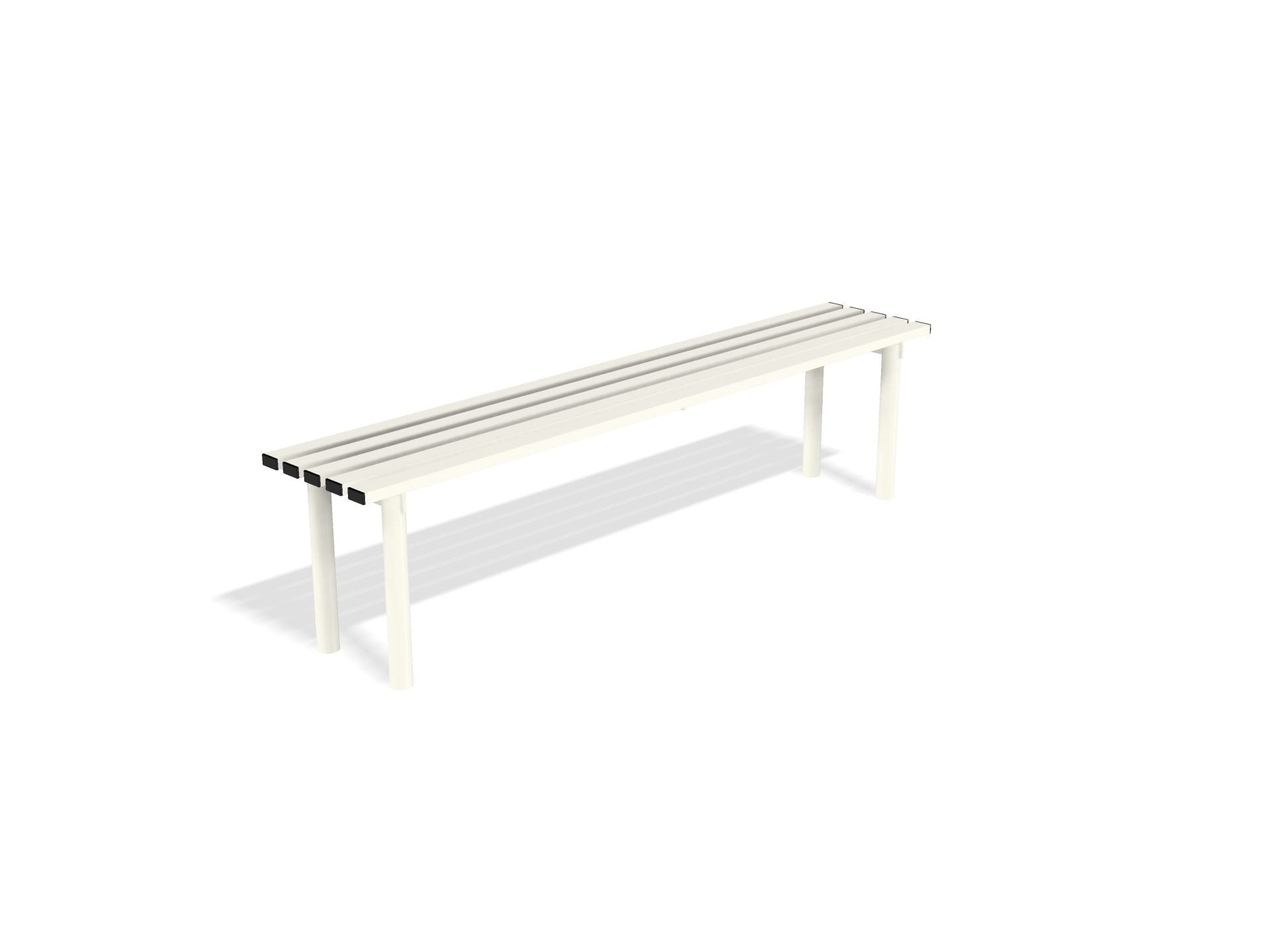 Outdoor Mild Steel Bench | Haddon Street Furniture