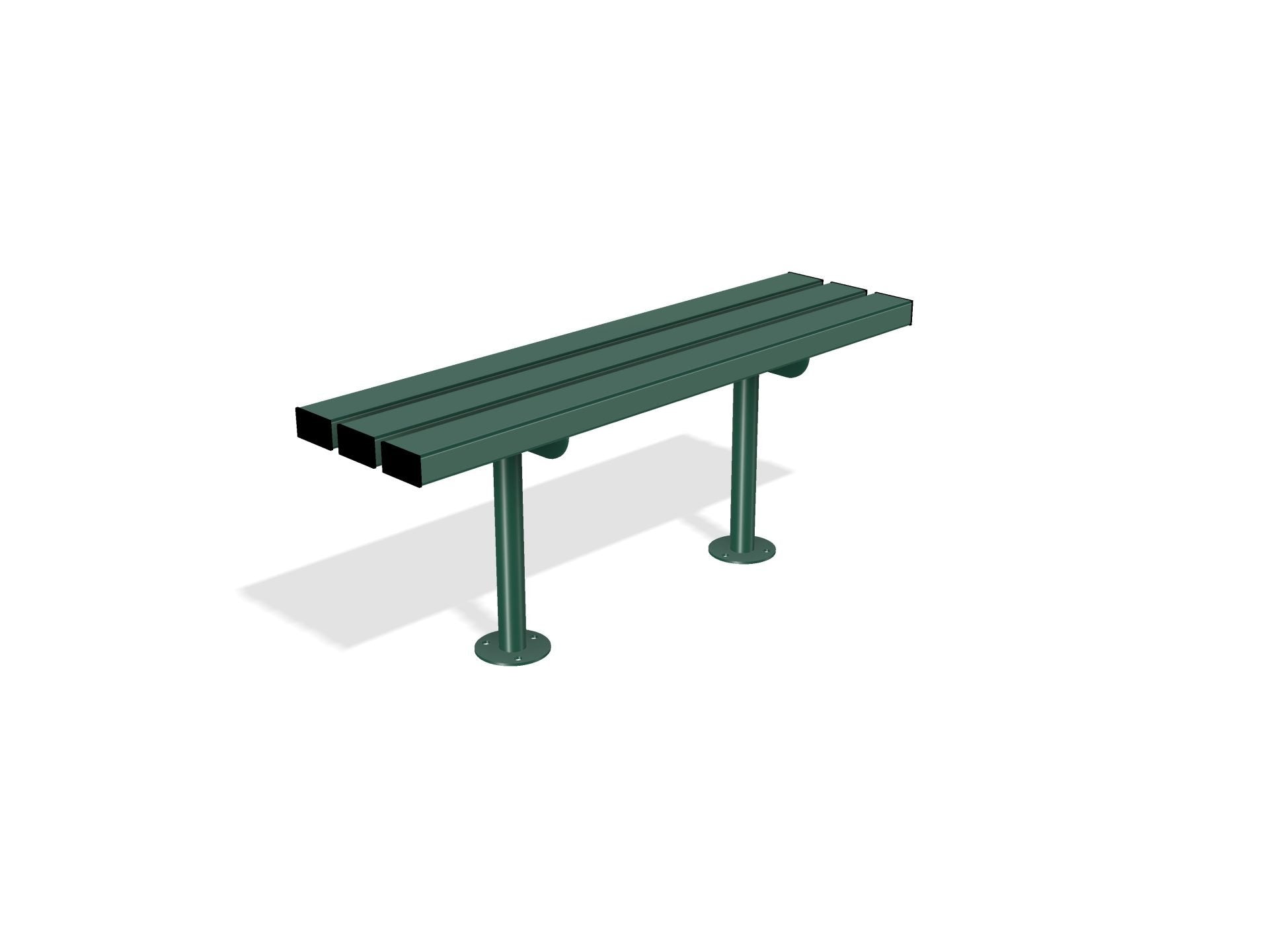 Outdoor Mild Steel Bench 300 | Gretton Street Furniture