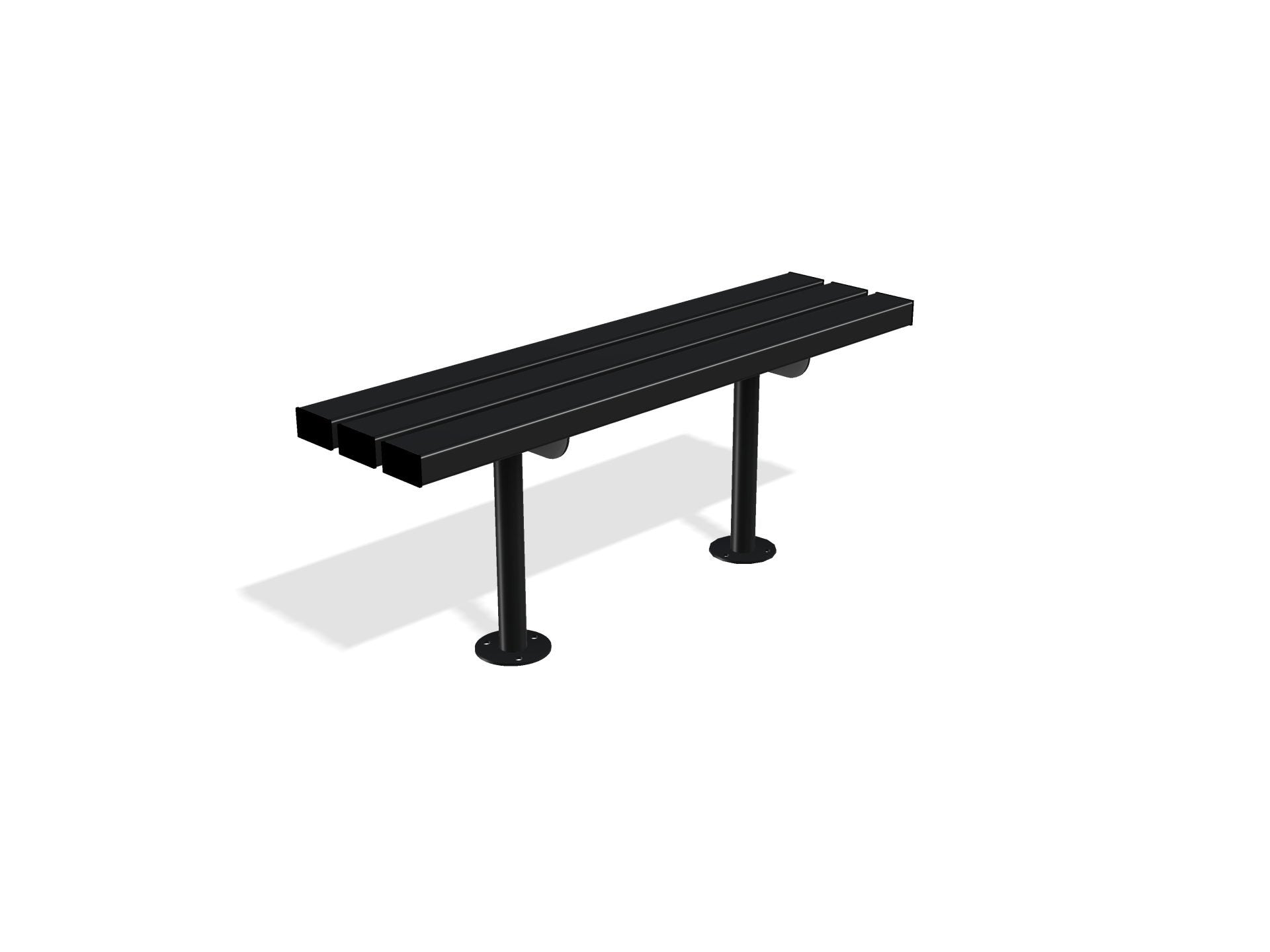 Outdoor Mild Steel Bench 300 | Gretton Street Furniture