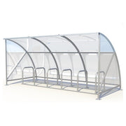 14 Bike Cycle Shelter | Broughton Slimline - Store Fittings Direct