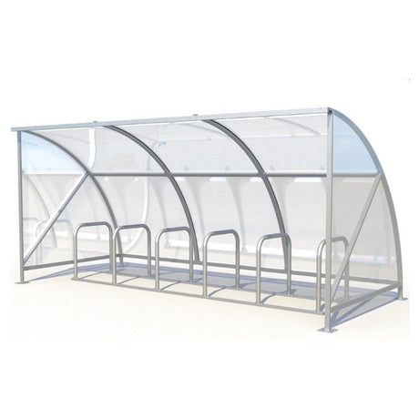 14 Bike Cycle Shelter | Broughton Slimline - Store Fittings Direct