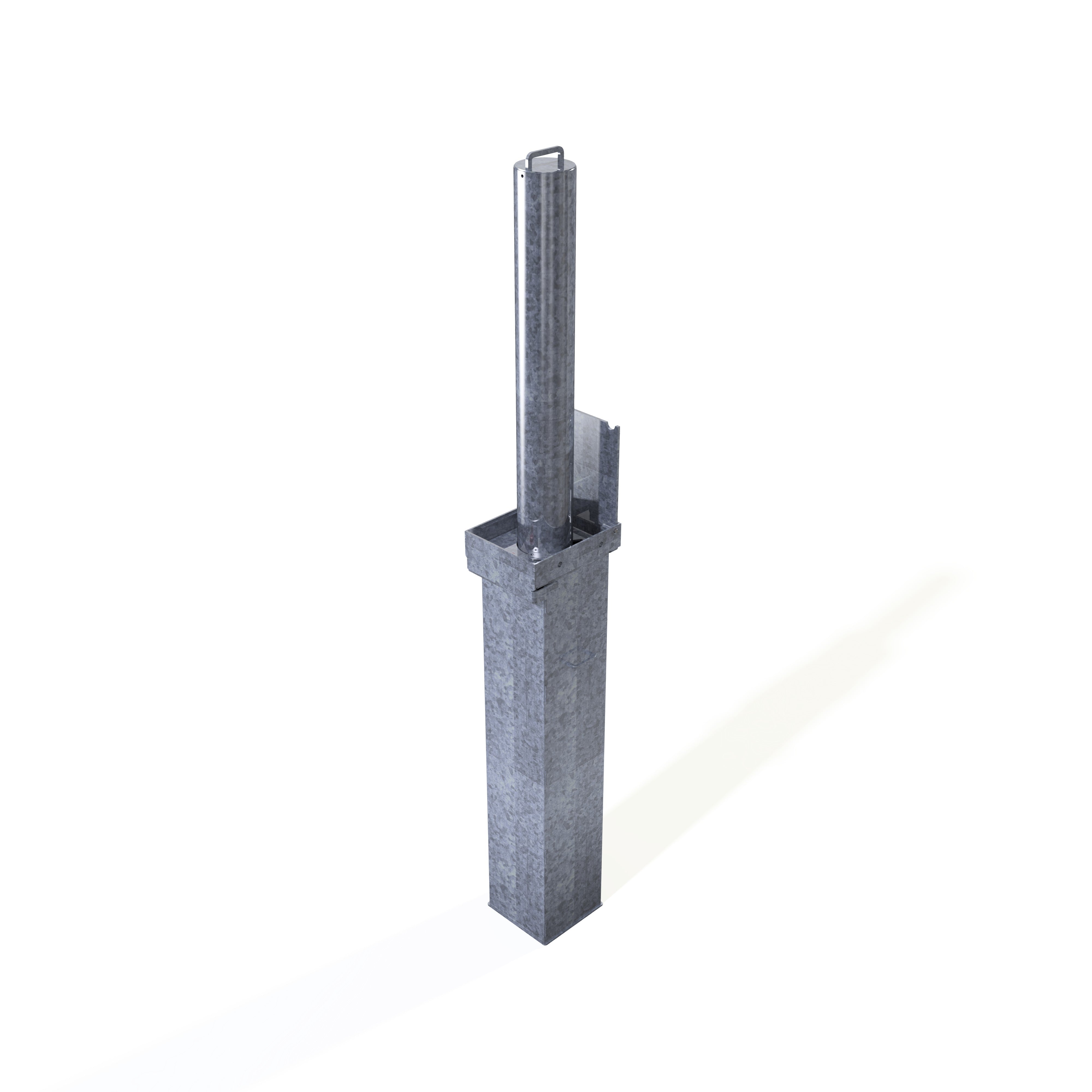 Lift Assisted Telescopic Retractable Bollard | Galvanised or Stainless Steel