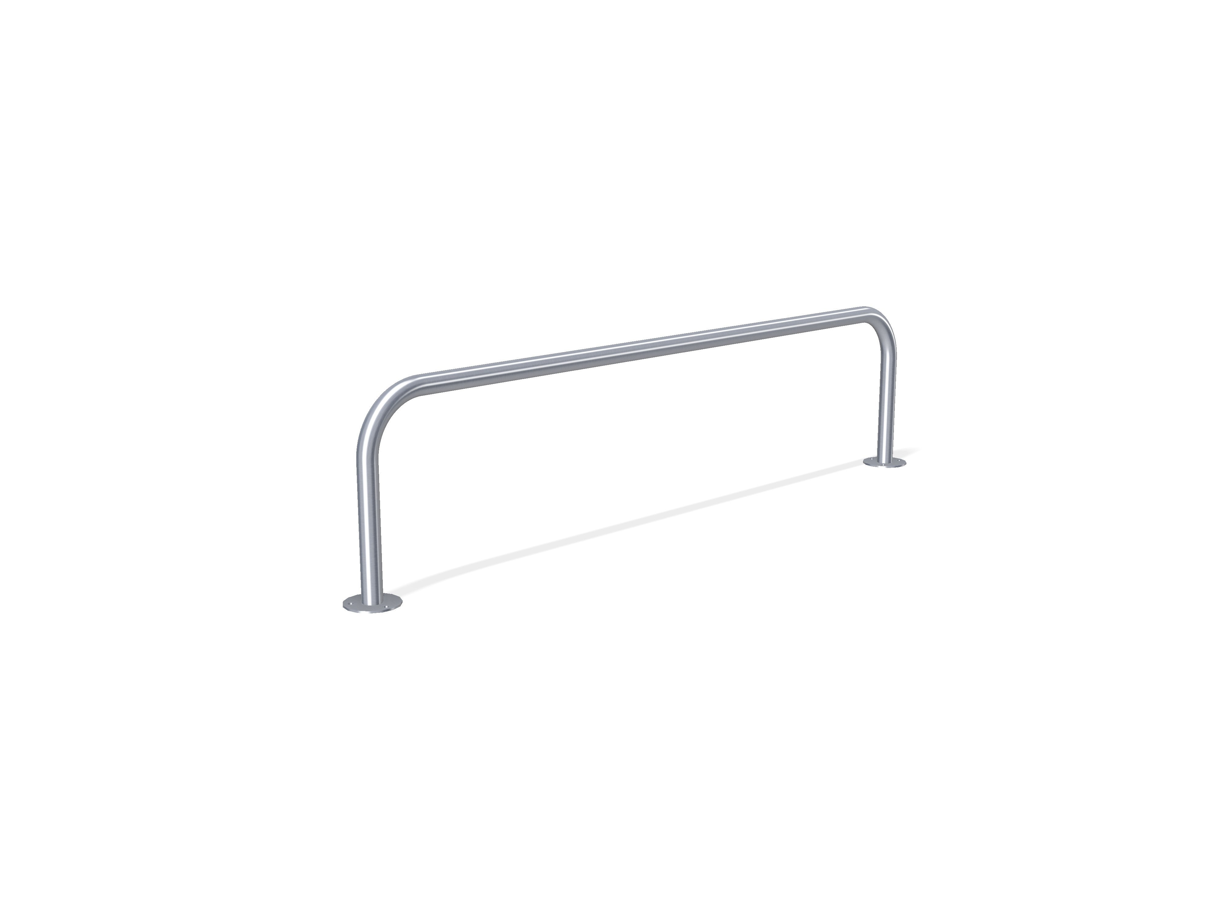 48mm Hooped Perimeter Barrier - Stainless steel - Bolt Down