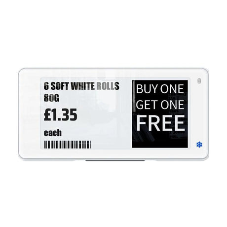 2.13" ESL Display -Low Temperature Freezer Electronic Shelf Label for Retail - Store Fittings Direct