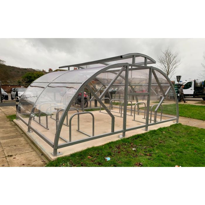 20 Cycle Bike Shelter | The Shoby - Store Fittings Direct