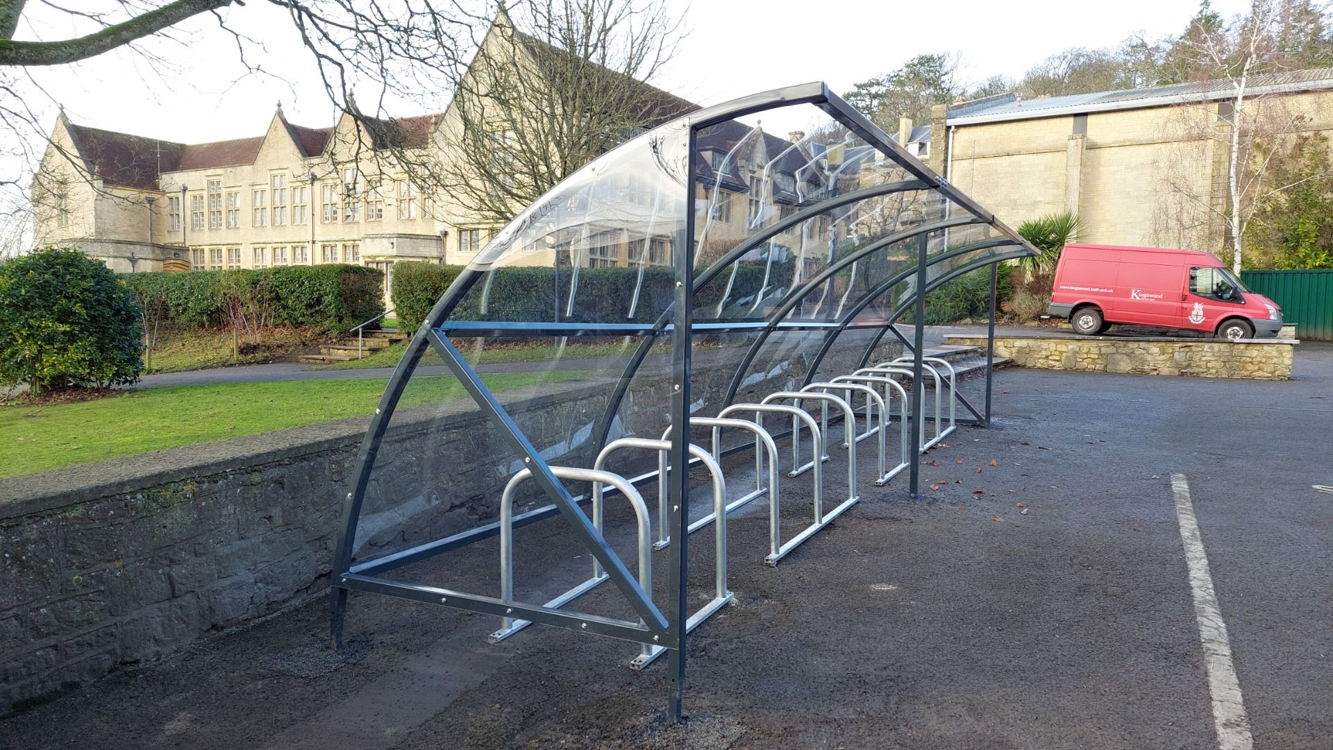 24 Cycle Shelter | Queensway - Store Fittings Direct