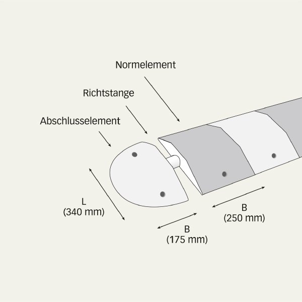 Recycled Speed Bumps | Fixings Included