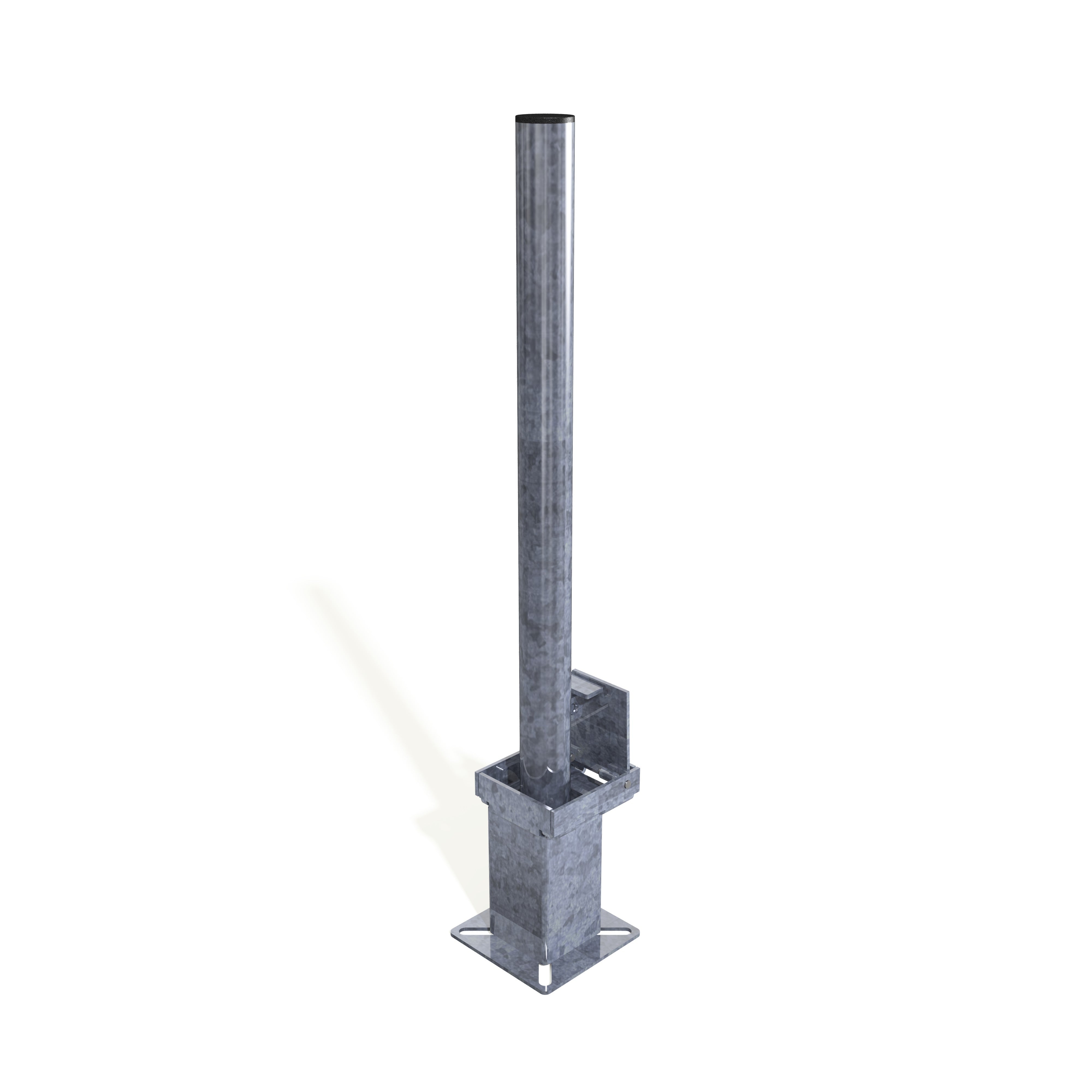 Removeable Galvanised Steel Bollards | 750mm Above Ground