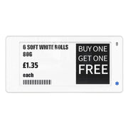 3.5" ESL Display -Low Temperature Freezer Electronic Shelf Label for Retail - Store Fittings Direct