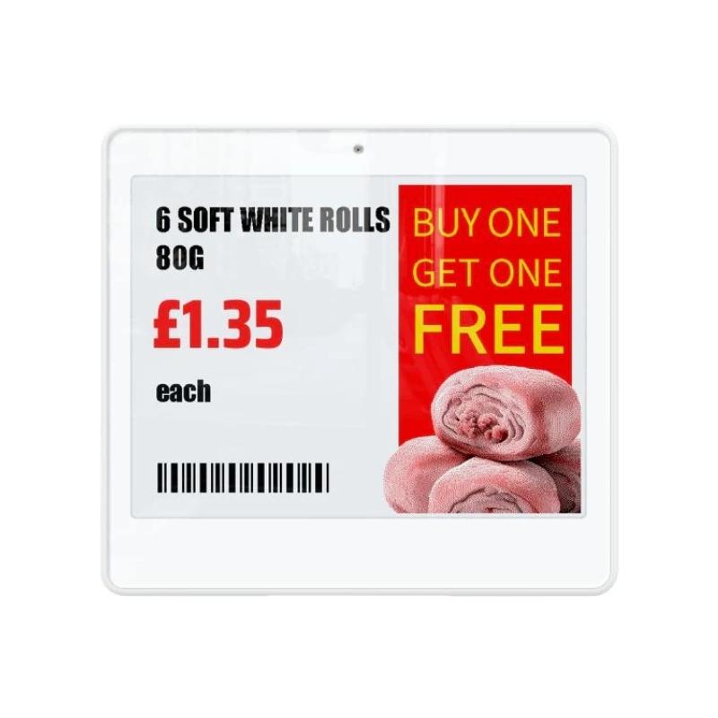4.2" ESL Display -Ultra-Low Power Electronic Pricing Label - Store Fittings Direct