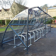 Queensway 50 Cycle Shelter | Durable Bike Storage Solution - Store Fittings Direct
