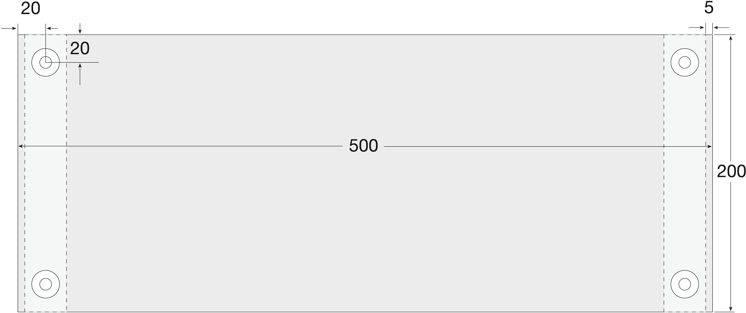 Column Protection Pads - Rectangular - for Square Columns - Yellow/Black