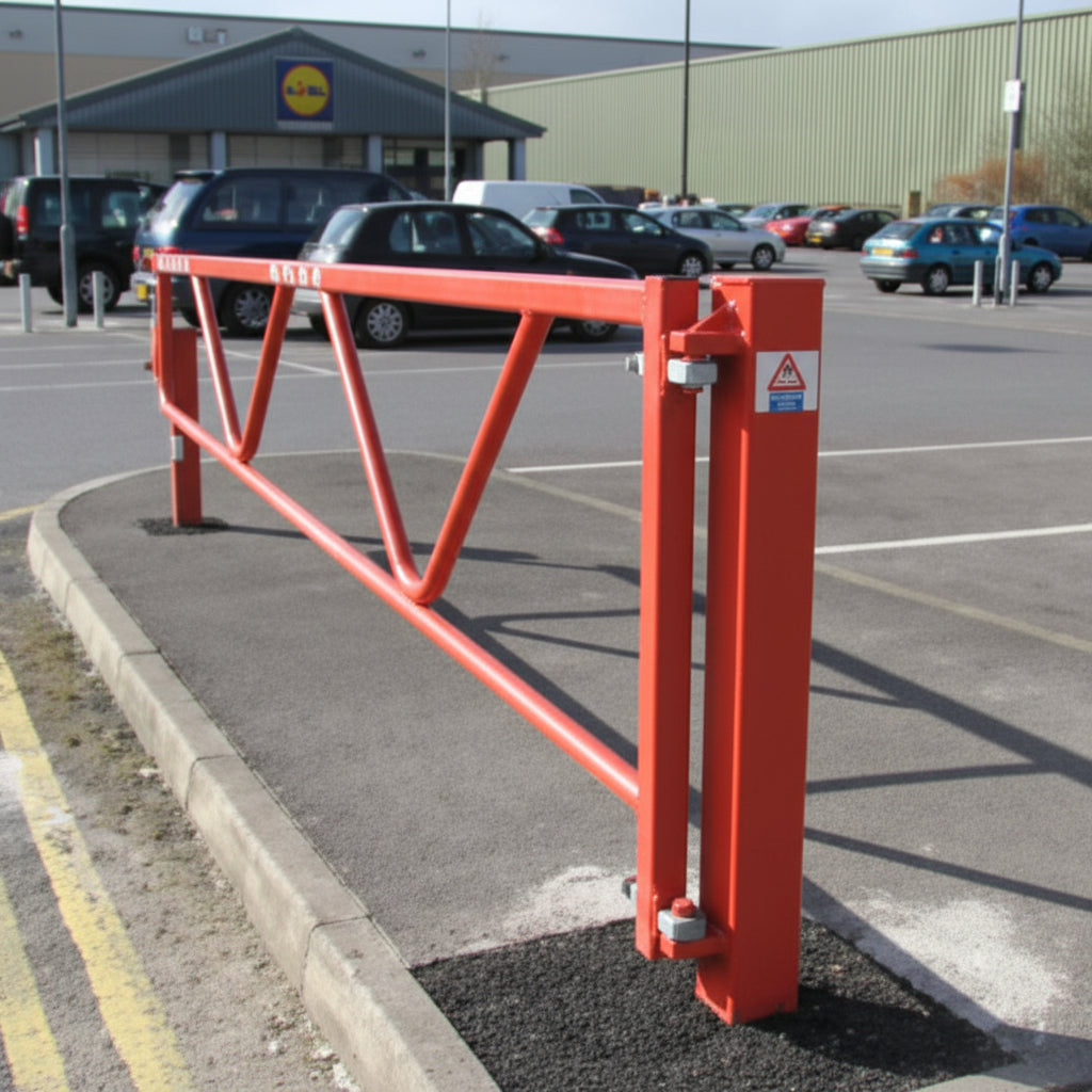 AUTOPA Manual Swing Barrier Gate | Galvanised Steel | 3m–7m