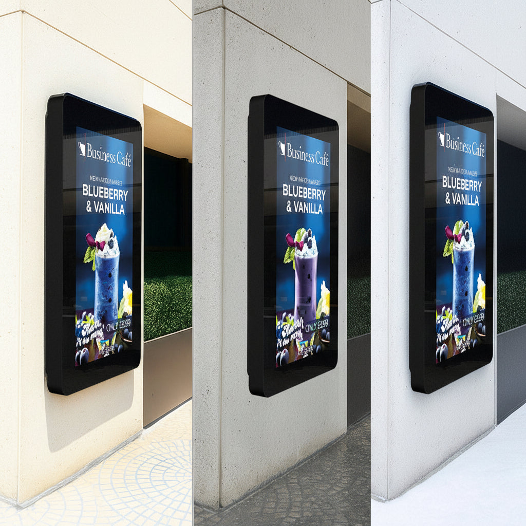 4K Elite Outdoor Waterproof Digital Signage Display | IP65 Wall Mounted | 55" - Store Fittings Direct