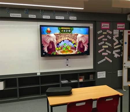 4K Interactive Multi-Touch Screen Whiteboard | Education & Business Display - Store Fittings Direct