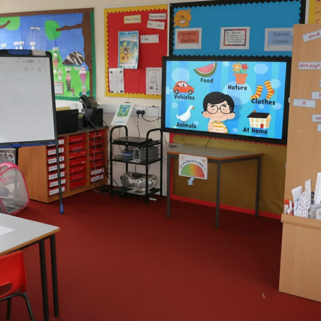 4K Interactive Multi-Touch Screen Whiteboard | Education & Business Display - Store Fittings Direct