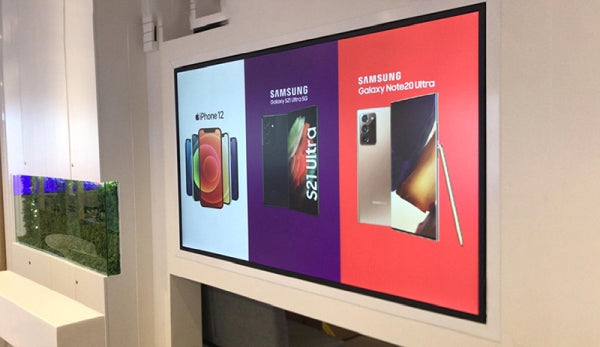 4K UHD Android Large Format Professional Commercial Display | Industrial Monitor - Store Fittings Direct