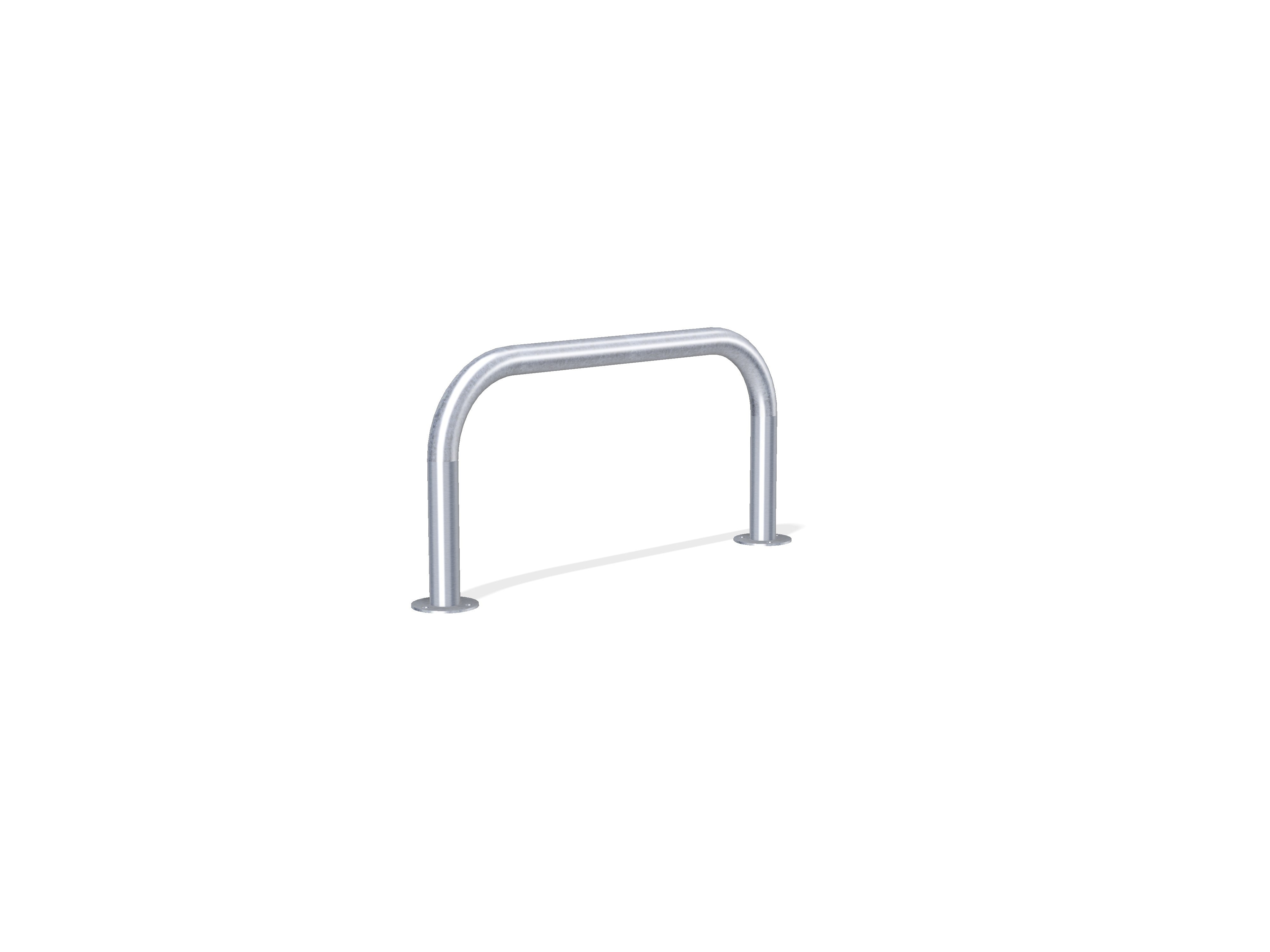 60mm Hooped Perimeter Barrier - Galvanised - Bolt Down