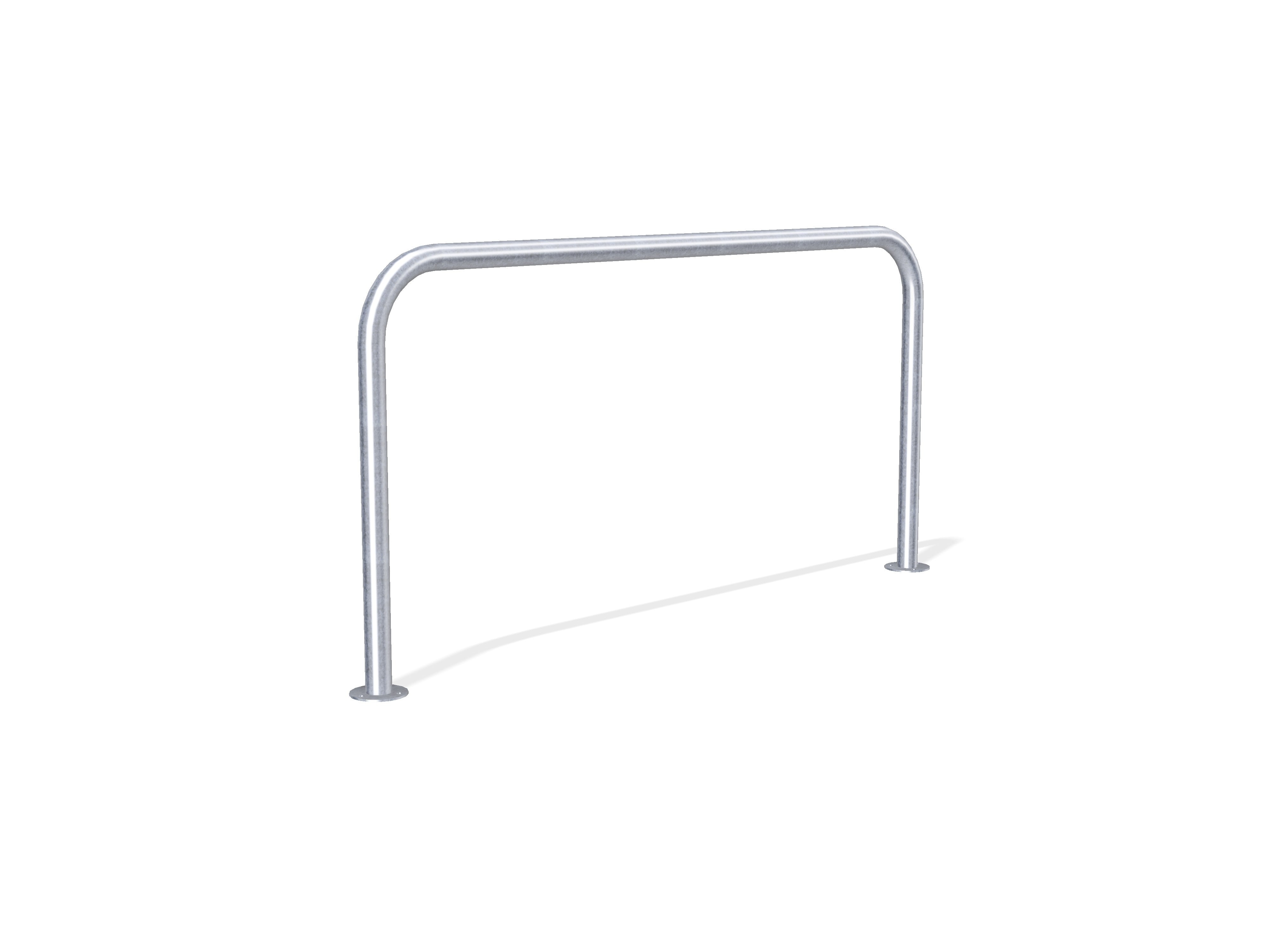 60mm Hooped Perimeter Barrier - Galvanised - Bolt Down